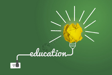 黄色发光元素创意教育元素信息图设计图片