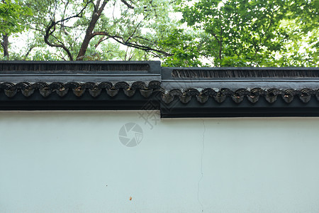 杭州植物园建筑的墙背景图片