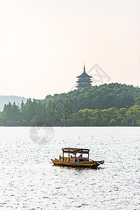 杭州西湖清晨图片