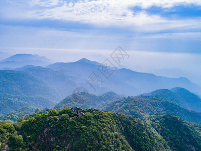 大顶峰莫干山顶峰自然风景背景