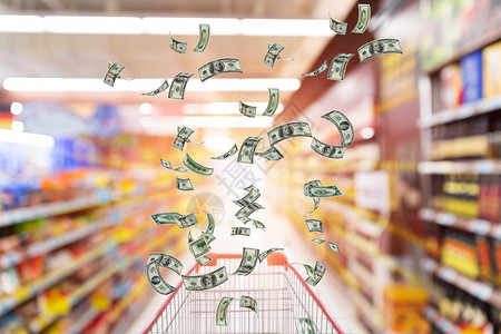 数字银行商务超市背景设计图片