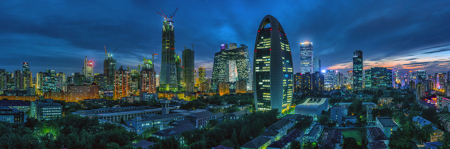 CBD全景北京央视大楼高清图片