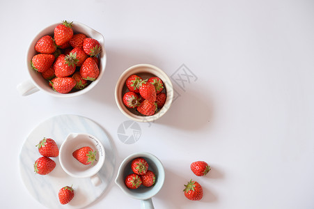 草莓小红帽草莓背景