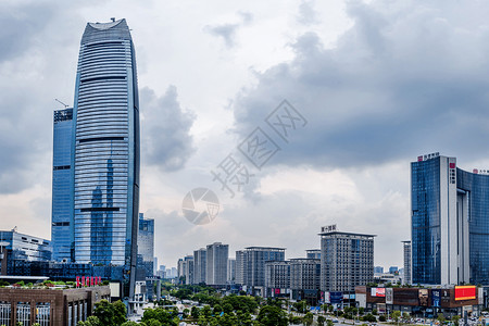 东莞CBD东莞夜景高清图片