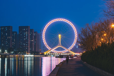 天津之眼背景图片