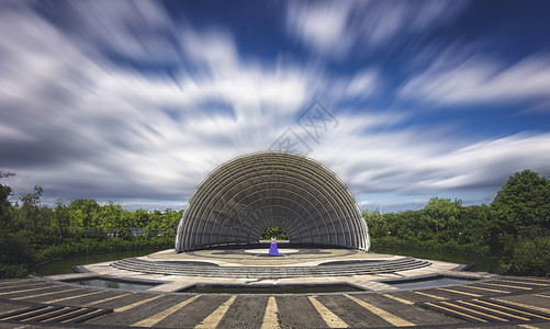 露天舞台舞台背景