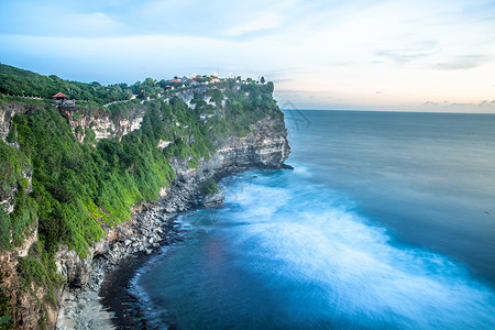 小海湾印度尼西亚巴厘岛的海背景