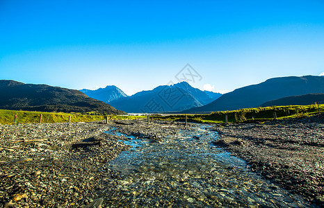 新西兰南岛草原背景图片