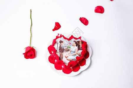 母亲节和玫瑰花背景图片
