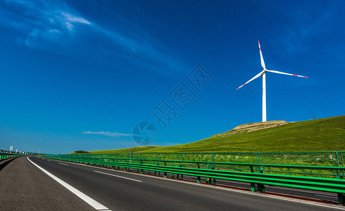 高速公路碳中和平坦高清图片