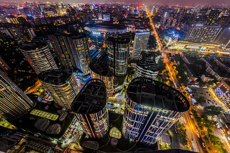 三里屯夜景图片