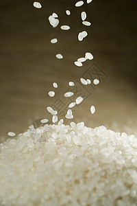 大米食材飞舞高清图片