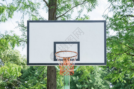 校园大学篮球架篮框高清图片