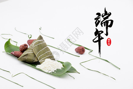 包粽子的叶子端午佳节设计图片