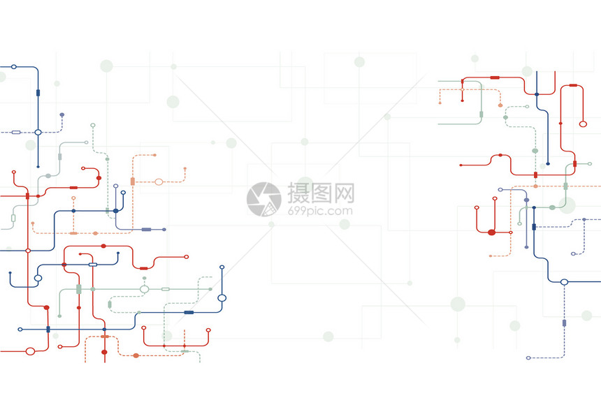 科技感线条图片