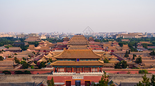 重复建筑故宫全景背景