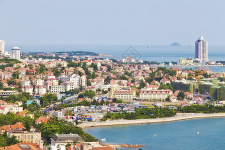 海边广告素材海滨城市风景背景