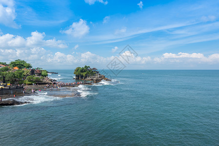 印尼海巴厘岛海滨风光背景