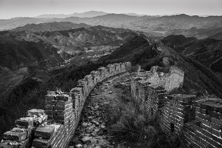 大榛峪长城背景图片