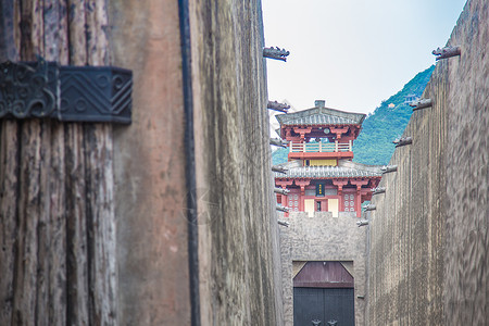 樱花街横店影视城背景