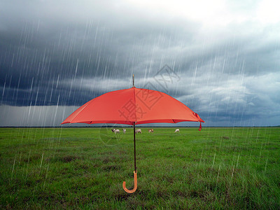 密布的乌云阴天雨伞设计图片