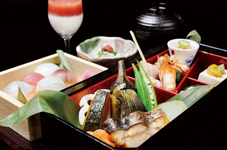 餐厅套餐优惠券日本寿司套餐背景