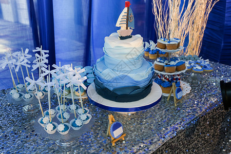 梦幻公主蛋糕甜品台背景