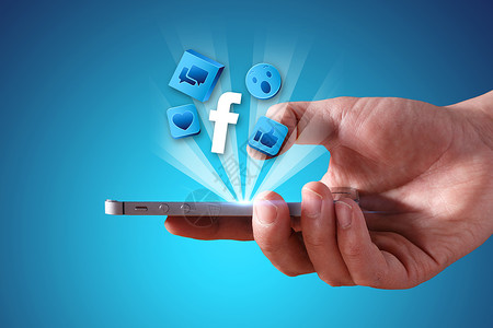 手icon手机上的facebook图标设计图片