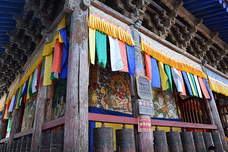 藏传佛教布幔梵高清图片