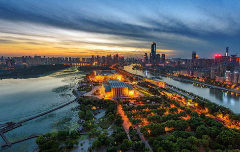 武汉城市风光夜景高清图片