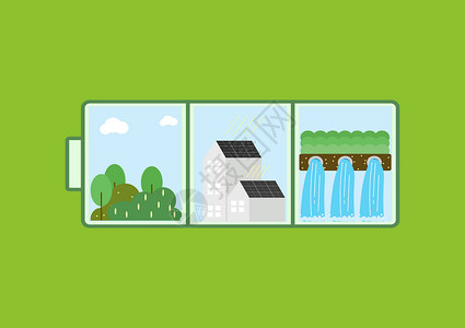环保矢量图绿色清新环保素材设计图片