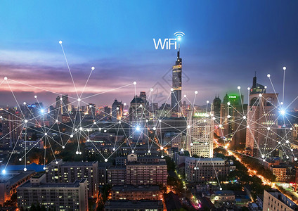 紫峰大厦网络信号背景图片