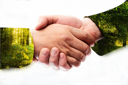 生态合作绿色合作设计图片