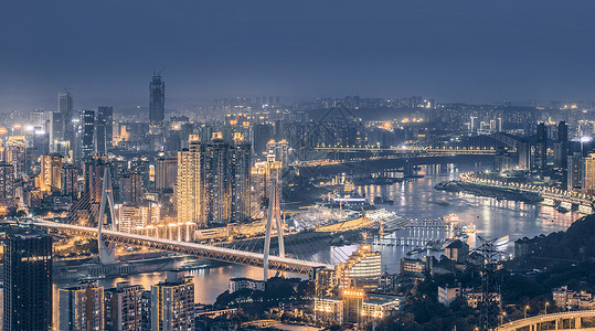 城市夜景二十四桥明月夜高清图片