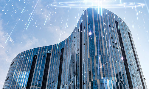 高大玻璃办公室城市科技设计图片