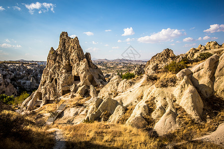 土耳其卡帕多奇亚日出怪石高清图片