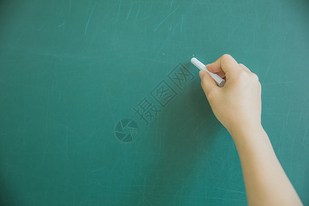 倒计时素材少女心校园教室写粉笔特写背景