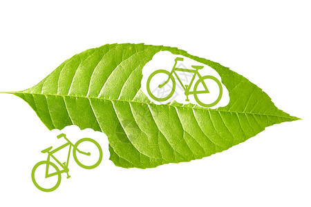 自行车包绿色出行 你我做起设计图片
