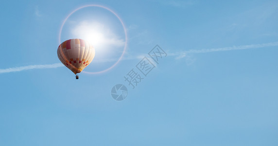 今天明天气球光源蓝天素材设计图片