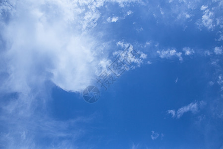 清新蓝天白云背景素材图片