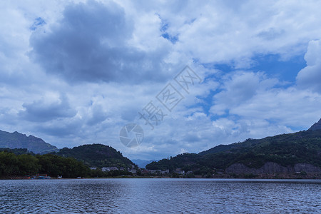 清新自然大气清澈楠溪江风景图片