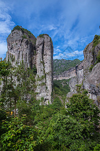 山石自然清新景区大气山脉山峰风景背景