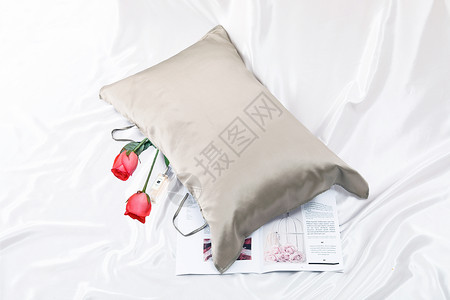 静物枕头乳胶枕头广告高清图片