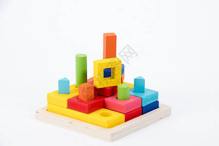 彩色儿童玩具儿童玩具彩色积木背景