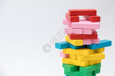 ps素材方块儿童智力玩具益智叠叠高背景