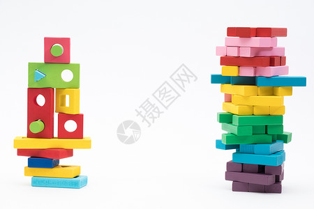 儿童团建儿童智力玩具益智叠叠高背景