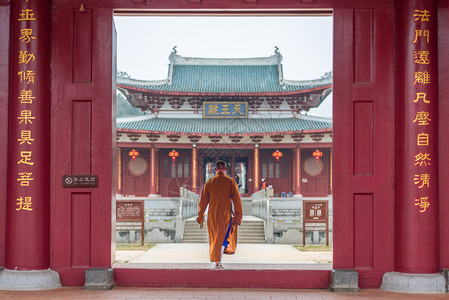 福建莆田南少林寺背景图片