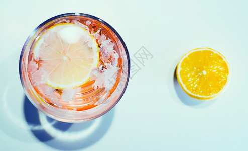 樱花柠檬茶樱花果汁高清图片