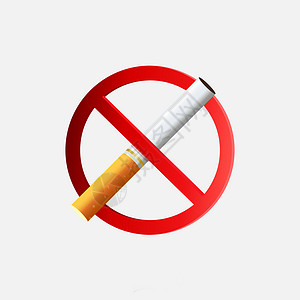 禁止吸烟标志创意环保素材设计图片