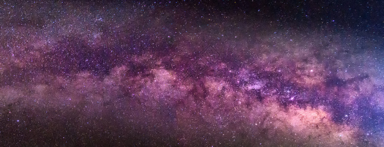 彩虹星空素材紫色银河背景